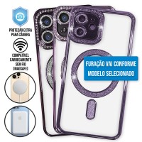 Capa iPhone 12 Pro Max - Shine Magsafe Dark Purple